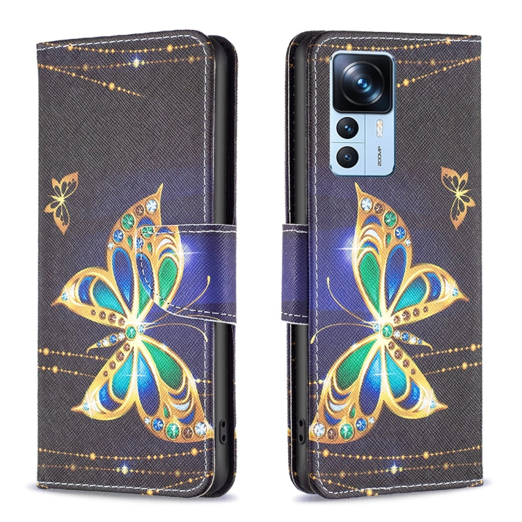 Colored Drawing Pattern Leather Phone Case, For Xiaomi 12T / 12T Pro / Redmi K50 Ultra