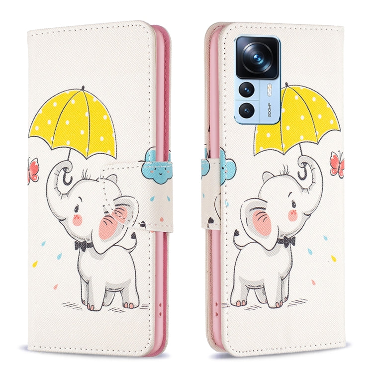 Colored Drawing Pattern Leather Phone Case, For Xiaomi 12T / 12T Pro / Redmi K50 Ultra