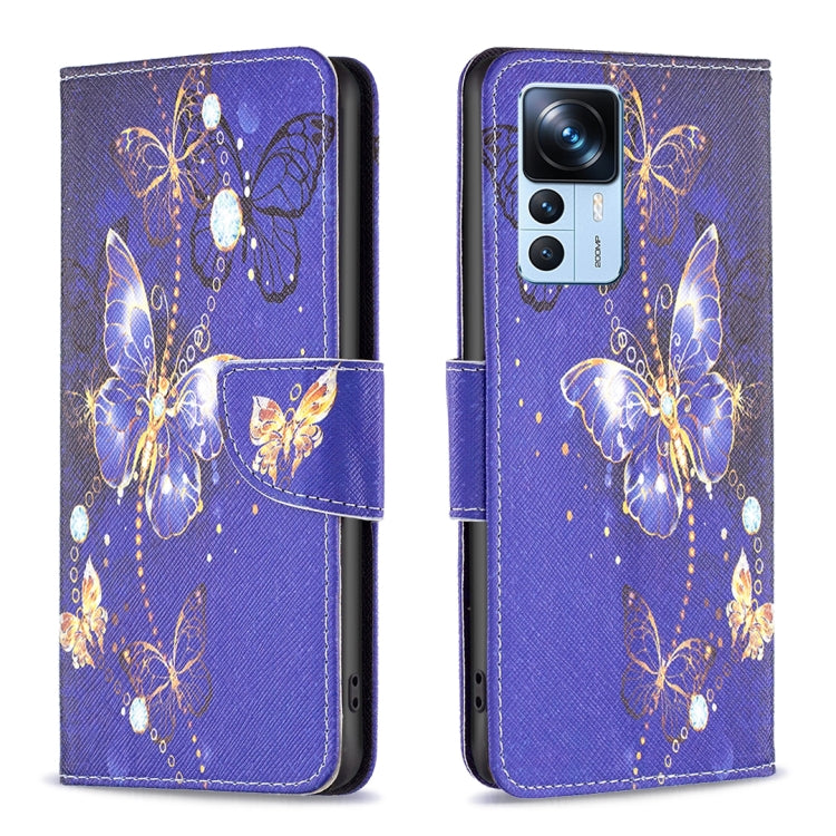 Colored Drawing Pattern Leather Phone Case, For Xiaomi 12T / 12T Pro / Redmi K50 Ultra