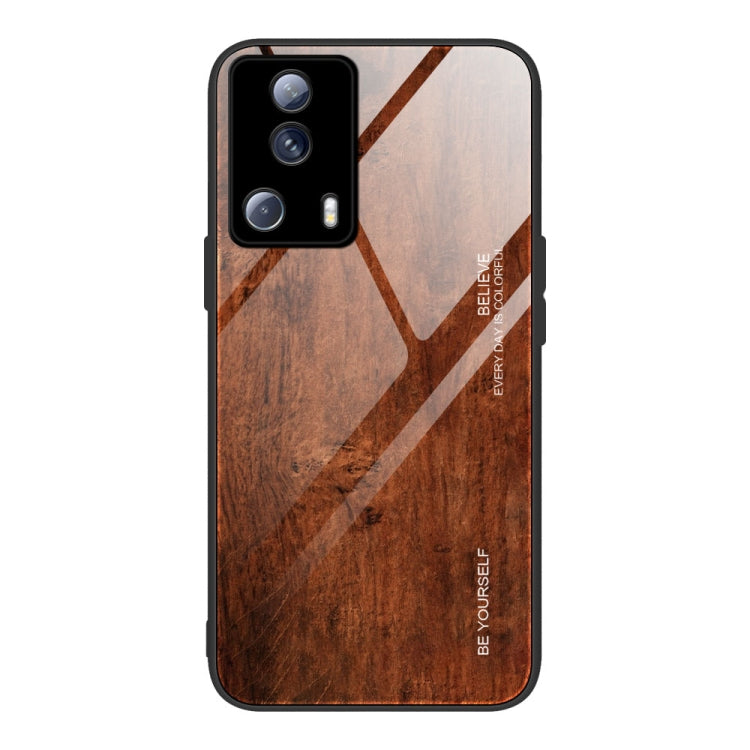 Wood Grain Glass Phone Case, For Honor X8, For Xiaomi Civi 2, For Xiaomi Poco M4, For Xiaomi Poco M5