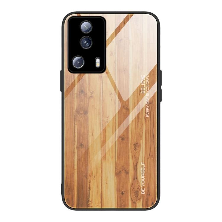 Wood Grain Glass Phone Case, For Honor X8, For Xiaomi Redmi A1 4G, For Xiaomi Civi 2, For Xiaomi Poco M4, For Xiaomi Poco M5