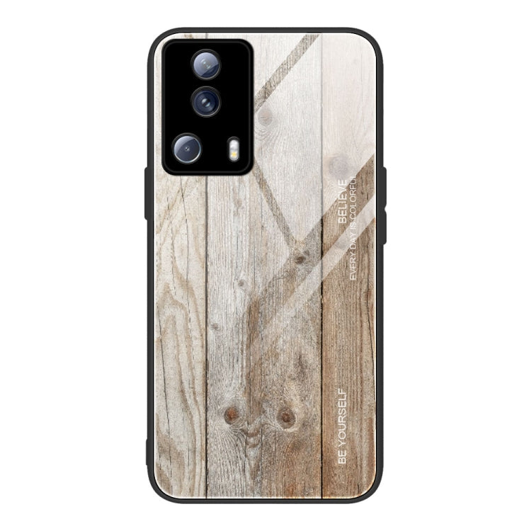 Wood Grain Glass Phone Case, For Honor X8, For Xiaomi Redmi A1 4G, For Xiaomi Civi 2, For Xiaomi Poco M4, For Xiaomi Poco M5
