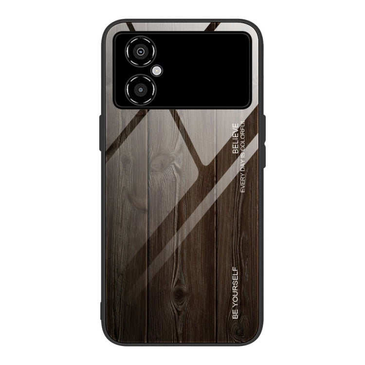 Wood Grain Glass Phone Case, For Honor X8, For Xiaomi Civi 2, For Xiaomi Poco M4, For Xiaomi Poco M5