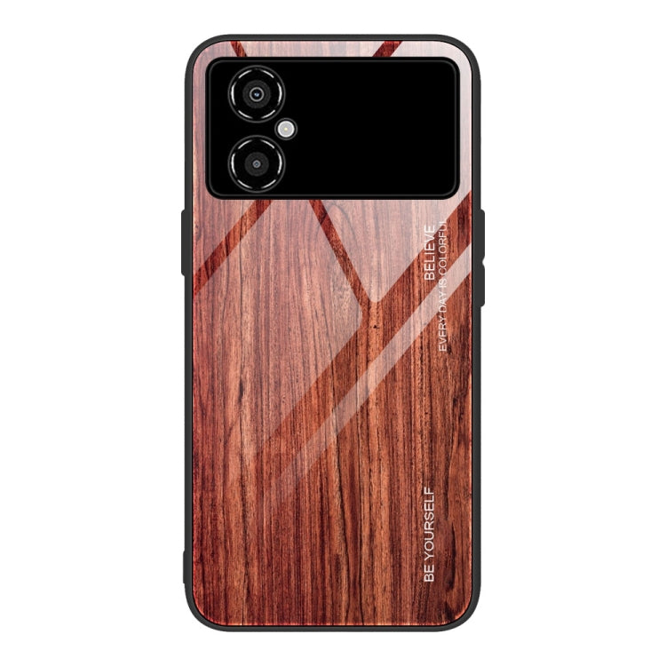 Wood Grain Glass Phone Case, For Honor X8, For Xiaomi Civi 2, For Xiaomi Poco M4, For Xiaomi Poco M5