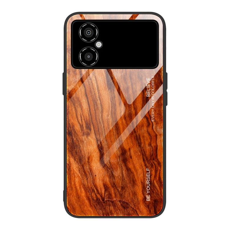 Wood Grain Glass Phone Case, For Honor X8, For Xiaomi Civi 2, For Xiaomi Poco M4, For Xiaomi Poco M5