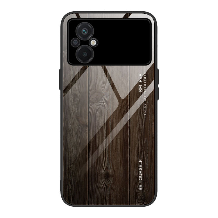 Wood Grain Glass Phone Case, For Honor X8, For Xiaomi Civi 2, For Xiaomi Poco M4, For Xiaomi Poco M5