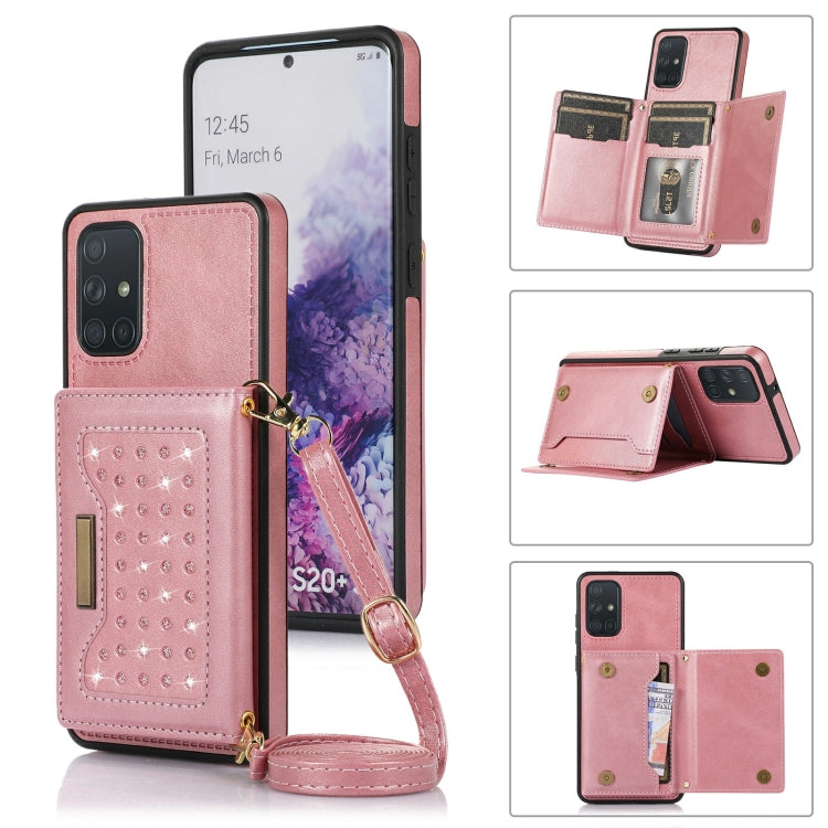Three-fold RFID Leather Phone Case with Lanyard, For iPhone XS, For iPhone XS Max, For Samsung Galaxy A12, For Samsung Galaxy A13 4G/A13 5G, For Samsung Galaxy A51 4G, For Samsung Galaxy A53 5G, For Samsung Galaxy A52 5G/A52s 5G                        ...
