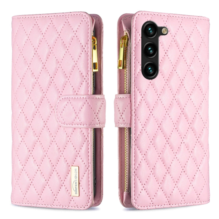 Diamond Lattice Zipper Wallet Leather Flip Phone Case, For Samsung Galaxy A14 5G, For Samsung Galaxy S23+ 5G, For Samsung Galaxy S23 Ultra 5G, For Samsung Galaxy S23 5G, For Xiaomi 12T / 12T Pro / Redmi K50 Ultra