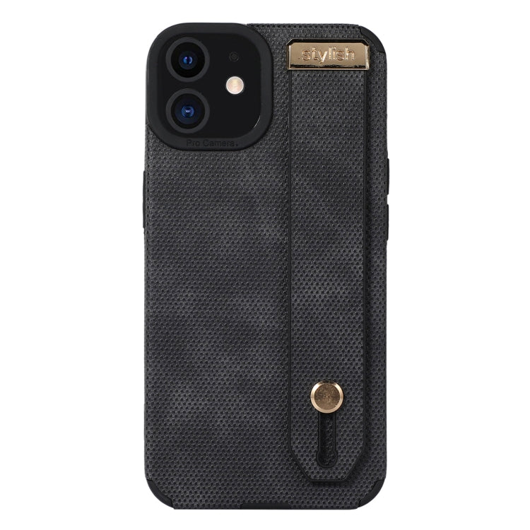 Wrist Strap TPU Leather Phone Case, For iPhone 11, For iPhone 14