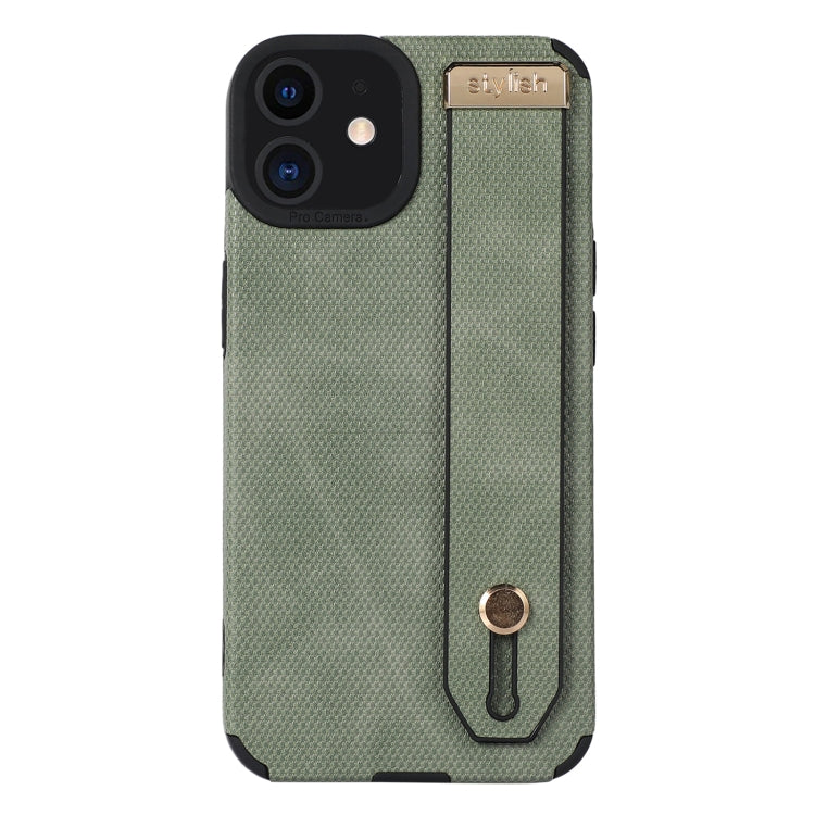 Wrist Strap TPU Leather Phone Case, For iPhone 11, For iPhone 14
