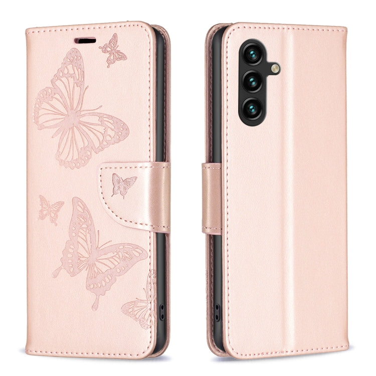 Embossing Two Butterflies Pattern Leather Case, For Samsung Galaxy A14 5G, For Samsung Galaxy S23+ 5G, For Samsung Galaxy S23 Ultra 5G, For Samsung Galaxy S23 5, For Xiaomi 12T / 12T Pro / Redmi K50 Ultra