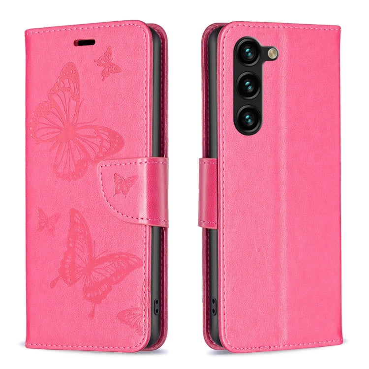 Embossing Two Butterflies Pattern Leather Case, For Samsung Galaxy A14 5G, For Samsung Galaxy S23+ 5G, For Samsung Galaxy S23 Ultra 5G, For Samsung Galaxy S23 5, For Xiaomi 12T / 12T Pro / Redmi K50 Ultra