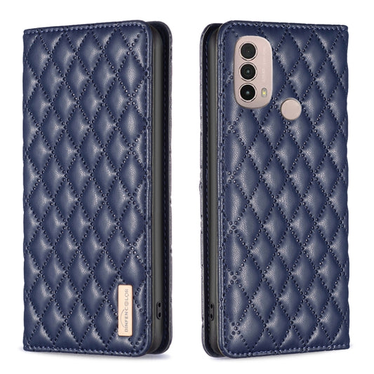 Diamond Lattice Magnetic Leather Flip Phone Case, For Motorola Moto E30 / E40, For Motorola Moto E32 4G, For Motorola Moto G22, For Motorola Moto G31 / G41, For Motorola Moto G32 4G, For Motorola Moto G42, For Motorola Moto G62, For Motorola Moto G71