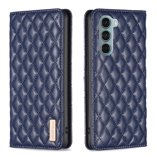 Diamond Lattice Magnetic Leather Flip Phone Case, For Motorola Moto G200 5G / Edge S30 5G, For Nokia G11 / G21