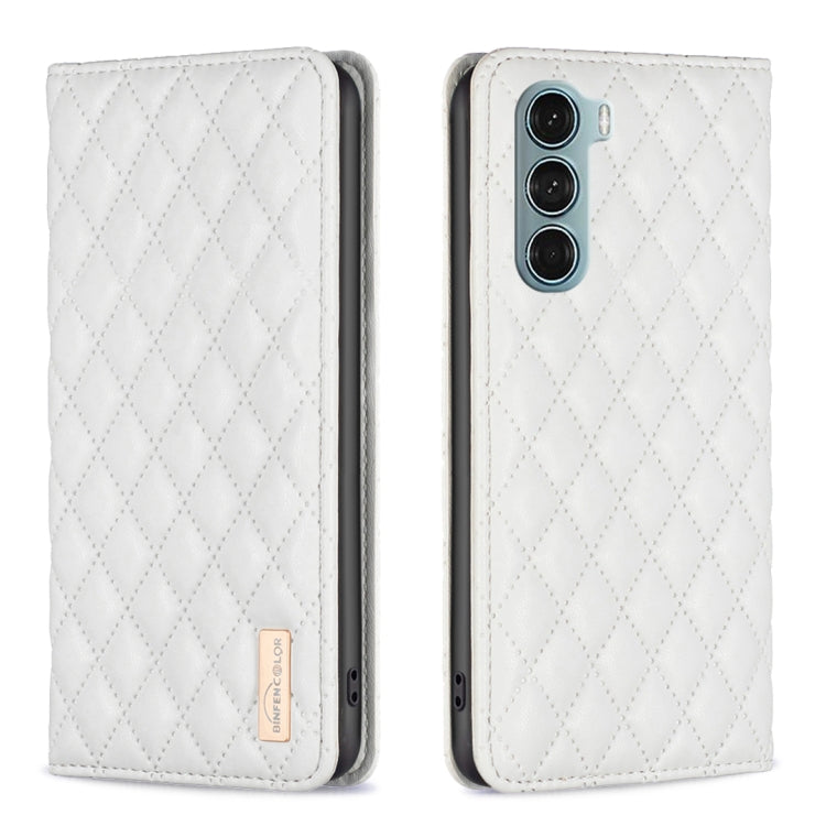 Diamond Lattice Magnetic Leather Flip Phone Case, For Motorola Moto G200 5G / Edge S30 5G, For Nokia G11 / G21
