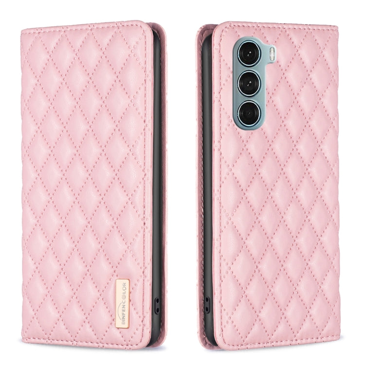 Diamond Lattice Magnetic Leather Flip Phone Case, For Motorola Moto G200 5G / Edge S30 5G, For Nokia G11 / G21