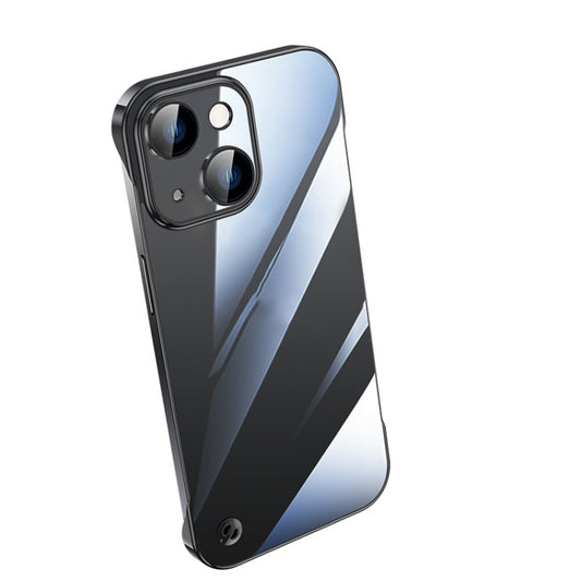 Electroplating Frameless Clear PC Phone Case, For iPhone 14, For iPhone 14 Plus, For iPhone 14 Pro, For iPhone 14 Pro Max, For iPhone 13, For iPhone 13 Pro