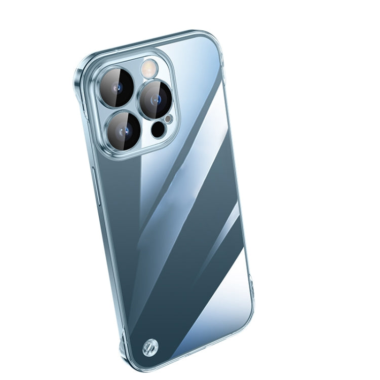 Electroplating Frameless Clear PC Phone Case, For iPhone 14, For iPhone 14 Plus, For iPhone 14 Pro, For iPhone 14 Pro Max, For iPhone 13, For iPhone 13 Pro