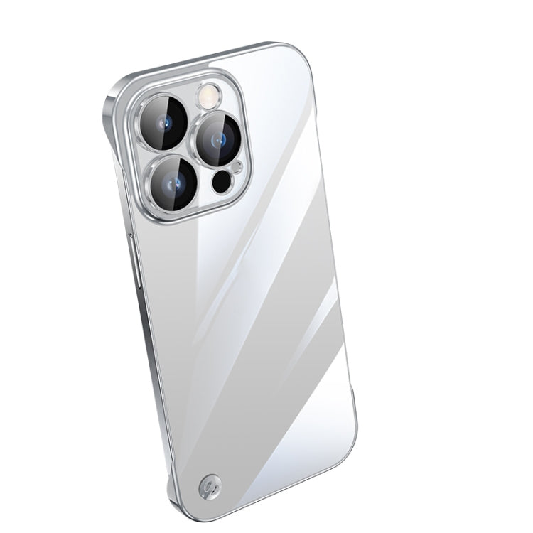 Electroplating Frameless Clear PC Phone Case, For iPhone 14, For iPhone 14 Plus, For iPhone 14 Pro, For iPhone 14 Pro Max, For iPhone 13, For iPhone 13 Pro