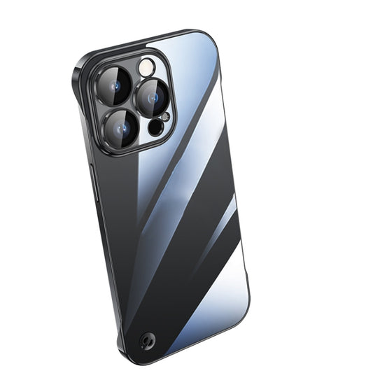 Electroplating Frameless Clear PC Phone Case, For iPhone 13 Pro Max, For iPhone 12, For iPhone 12 Pro, For iPhone 12 Pro Max