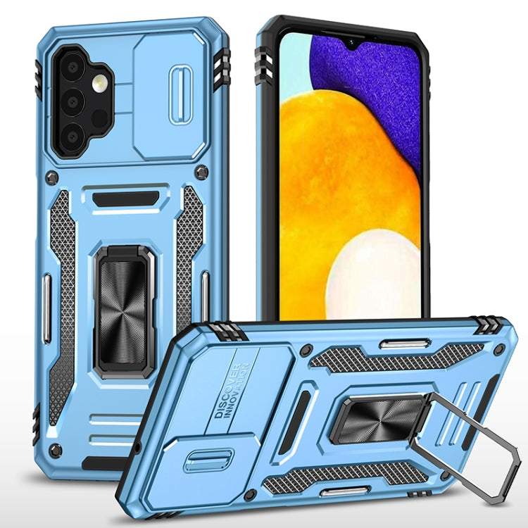 Armor PC + TPU Camera Shield Phone Case, For Samsung Galaxy A13 5G, For Samsung Galaxy A42 5G, For Samsung Galaxy A71 5G