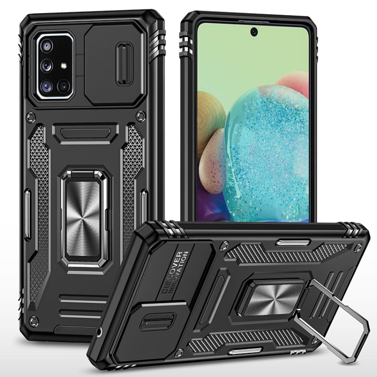 Armor PC + TPU Camera Shield Phone Case, For Samsung Galaxy A13 5G, For Samsung Galaxy A42 5G, For Samsung Galaxy A71 5G