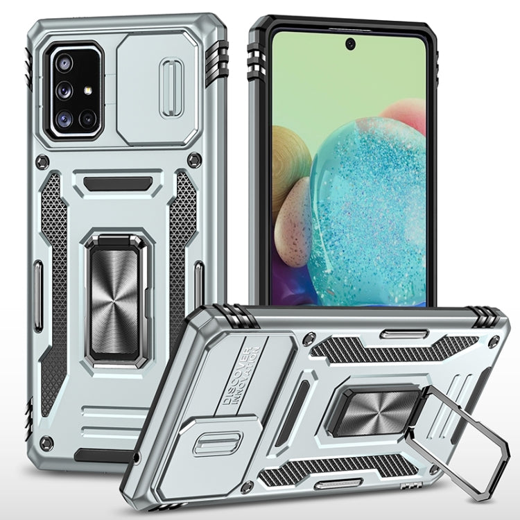 Armor PC + TPU Camera Shield Phone Case, For Samsung Galaxy A13 5G, For Samsung Galaxy A42 5G, For Samsung Galaxy A71 5G