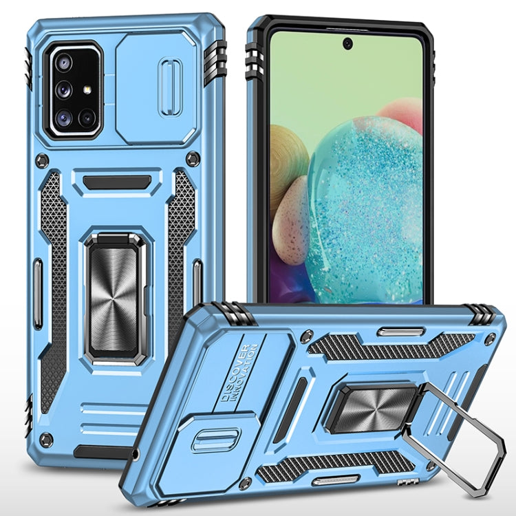 Armor PC + TPU Camera Shield Phone Case, For Samsung Galaxy A13 5G, For Samsung Galaxy A42 5G, For Samsung Galaxy A71 5G