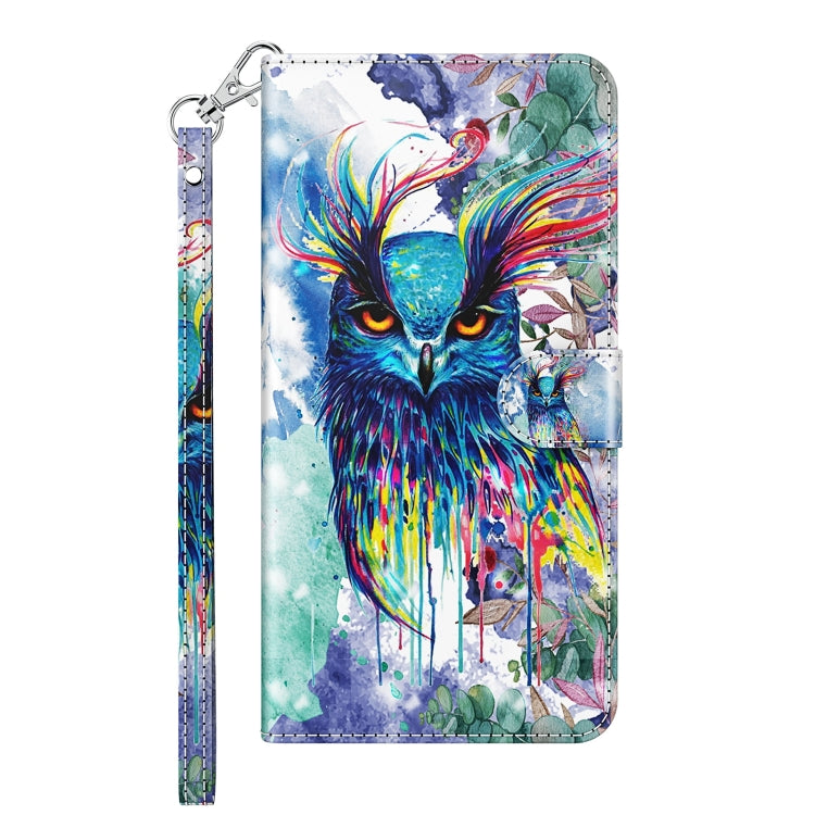 3D Painting Pattern TPU + PU Phone Case, For Motorola Moto G Power 2022, For Motorola Moto G Stylus 5G 2022, For OnePlus 10T, For Sony Xperia 5 IV