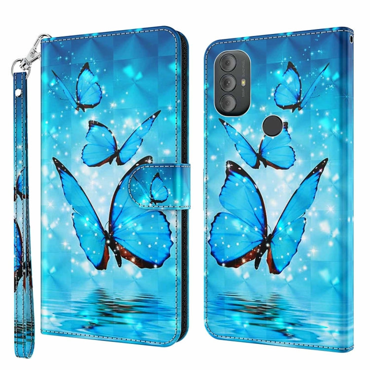 3D Painting Pattern TPU + PU Phone Case, For Motorola Moto G Power 2022, For Motorola Moto G Stylus 5G 2022, For OnePlus 10T, For Sony Xperia 5 IV