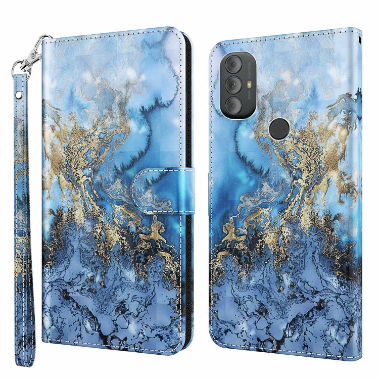 3D Painting Pattern TPU + PU Phone Case, For Motorola Moto G Power 2022, For Motorola Moto G Stylus 5G 2022, For OnePlus 10T, For Sony Xperia 5 IV