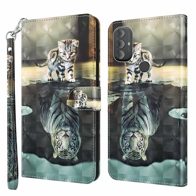 3D Painting Pattern TPU + PU Phone Case, For Motorola Moto G Power 2022, For Motorola Moto G Stylus 5G 2022, For OnePlus 10T, For Sony Xperia 5 IV