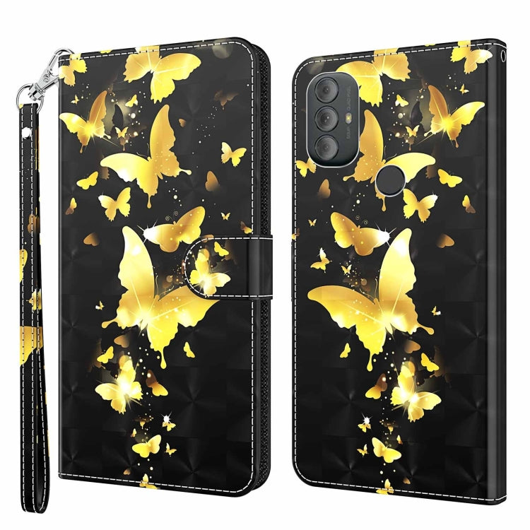 3D Painting Pattern TPU + PU Phone Case, For Motorola Moto G Power 2022, For Motorola Moto G Stylus 5G 2022, For OnePlus 10T, For Sony Xperia 5 IV