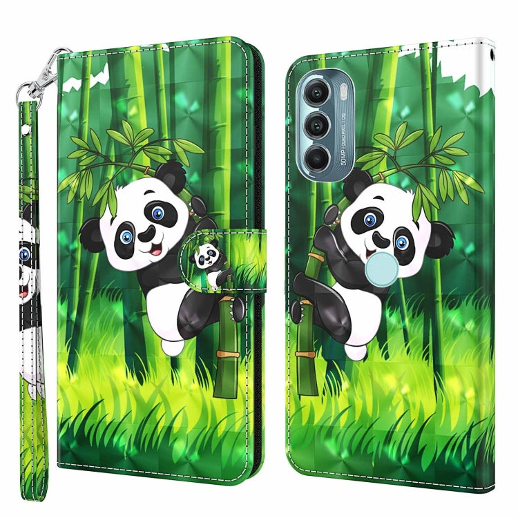 3D Painting Pattern TPU + PU Phone Case, For Motorola Moto G Power 2022, For Motorola Moto G Stylus 5G 2022, For OnePlus 10T, For Sony Xperia 5 IV