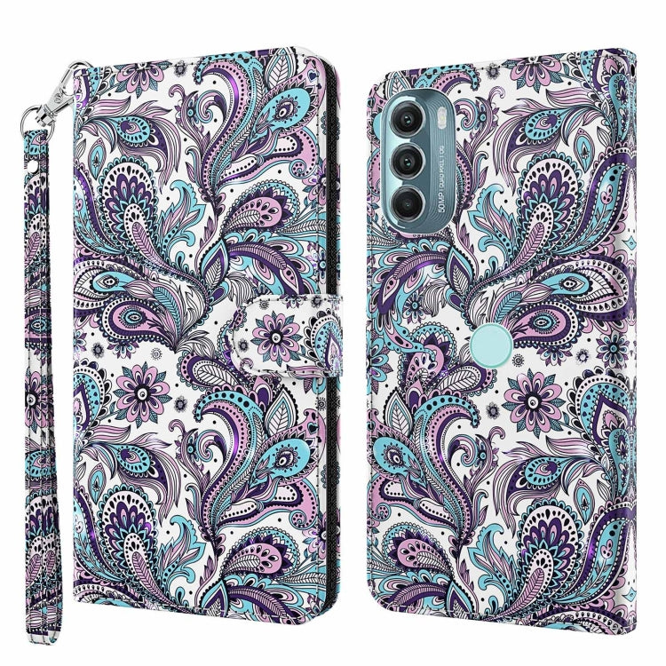 3D Painting Pattern TPU + PU Phone Case, For Motorola Moto G Power 2022, For Motorola Moto G Stylus 5G 2022, For OnePlus 10T, For Sony Xperia 5 IV