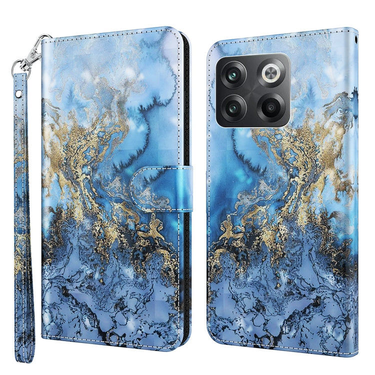 3D Painting Pattern TPU + PU Phone Case, For Motorola Moto G Power 2022, For Motorola Moto G Stylus 5G 2022, For OnePlus 10T, For Sony Xperia 5 IV