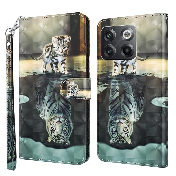 3D Painting Pattern TPU + PU Phone Case, For Motorola Moto G Power 2022, For Motorola Moto G Stylus 5G 2022, For OnePlus 10T, For Sony Xperia 5 IV