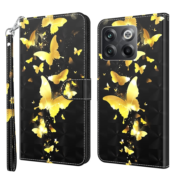 3D Painting Pattern TPU + PU Phone Case, For Motorola Moto G Power 2022, For Motorola Moto G Stylus 5G 2022, For OnePlus 10T, For Sony Xperia 5 IV