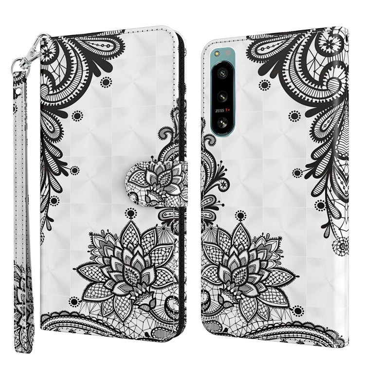 3D Painting Pattern TPU + PU Phone Case, For Motorola Moto G Power 2022, For Motorola Moto G Stylus 5G 2022, For OnePlus 10T, For Sony Xperia 5 IV