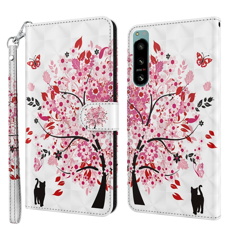 3D Painting Pattern TPU + PU Phone Case, For Motorola Moto G Power 2022, For Motorola Moto G Stylus 5G 2022, For OnePlus 10T, For Sony Xperia 5 IV