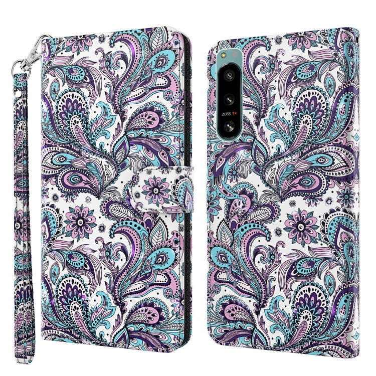 3D Painting Pattern TPU + PU Phone Case, For Motorola Moto G Power 2022, For Motorola Moto G Stylus 5G 2022, For OnePlus 10T, For Sony Xperia 5 IV