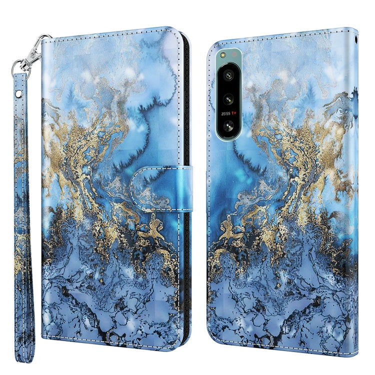 3D Painting Pattern TPU + PU Phone Case, For Motorola Moto G Power 2022, For Motorola Moto G Stylus 5G 2022, For OnePlus 10T, For Sony Xperia 5 IV