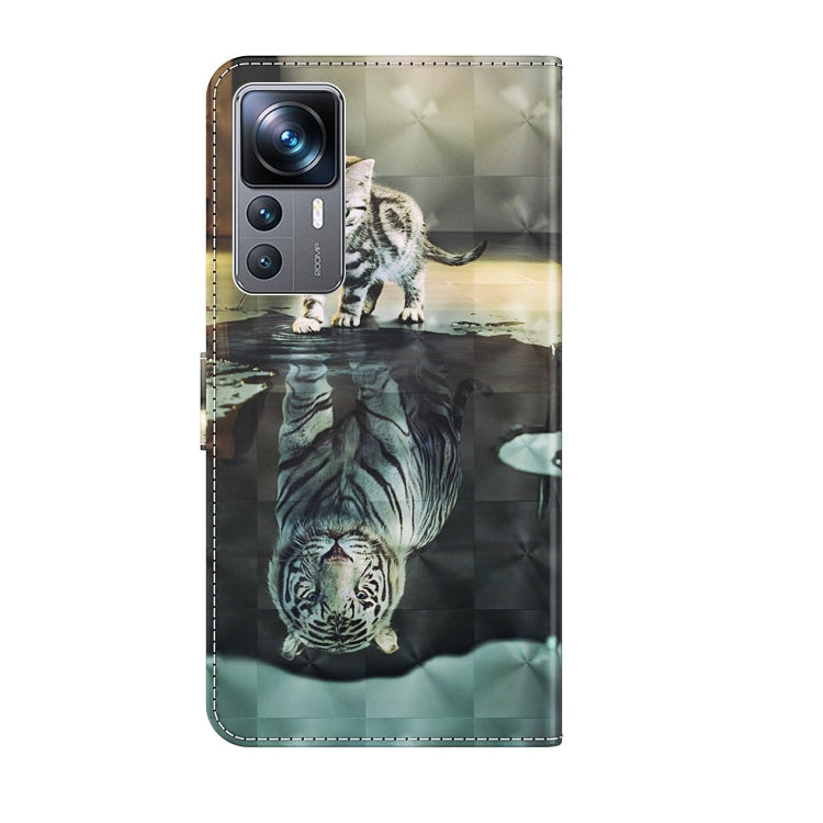 3D Painting Pattern TPU + PU Phone Case, For Xiaomi 12T Pro/12T/Redmi K50 Ultra, For Samsung Galaxy A04, For Samsung Galaxy A14 5G, For Xiaomi 11T Pro, For Samsung Galaxy S23 5G