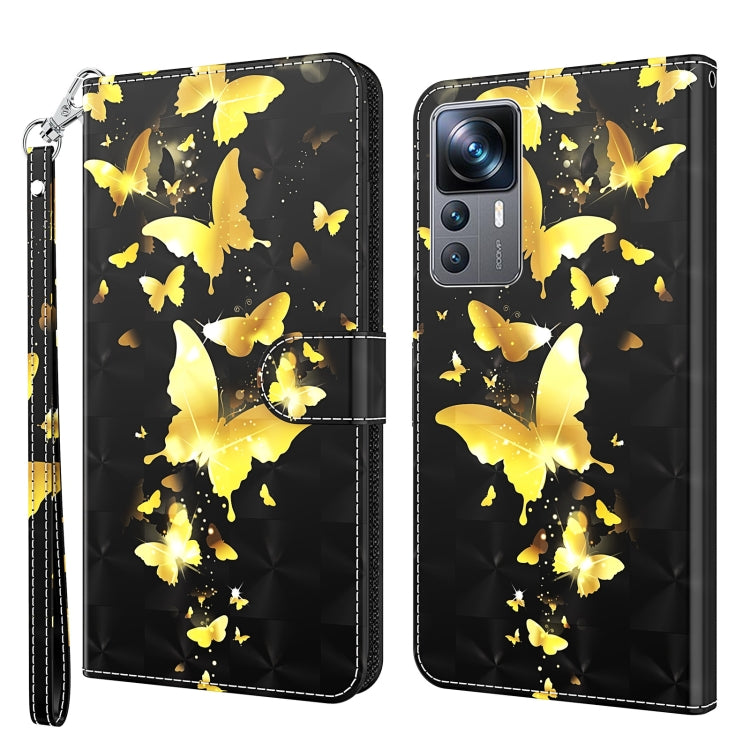 3D Painting Pattern TPU + PU Phone Case, For Xiaomi 12T Pro/12T/Redmi K50 Ultra, For Samsung Galaxy A04, For Samsung Galaxy A14 5G, For Xiaomi 11T Pro, For Samsung Galaxy S23 5G