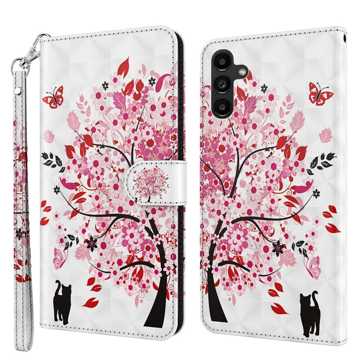 3D Painting Pattern TPU + PU Phone Case, For Xiaomi 12T Pro/12T/Redmi K50 Ultra, For Samsung Galaxy A04, For Samsung Galaxy A14 5G, For Xiaomi 11T Pro, For Samsung Galaxy S23 5G