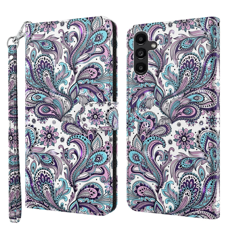 3D Painting Pattern TPU + PU Phone Case, For Xiaomi 12T Pro/12T/Redmi K50 Ultra, For Samsung Galaxy A04, For Samsung Galaxy A14 5G, For Xiaomi 11T Pro, For Samsung Galaxy S23 5G