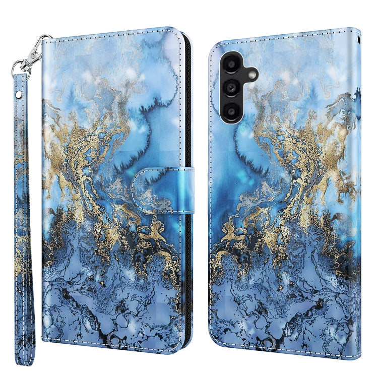 3D Painting Pattern TPU + PU Phone Case, For Xiaomi 12T Pro/12T/Redmi K50 Ultra, For Samsung Galaxy A04, For Samsung Galaxy A14 5G, For Xiaomi 11T Pro, For Samsung Galaxy S23 5G
