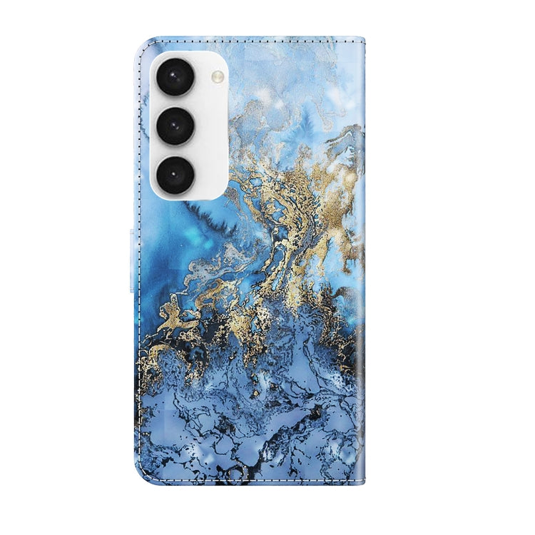 3D Painting Pattern TPU + PU Phone Case, For Samsung Galaxy S23, For Samsung Galaxy S23+ 5G, For Samsung Galaxy S23 ultra 5G