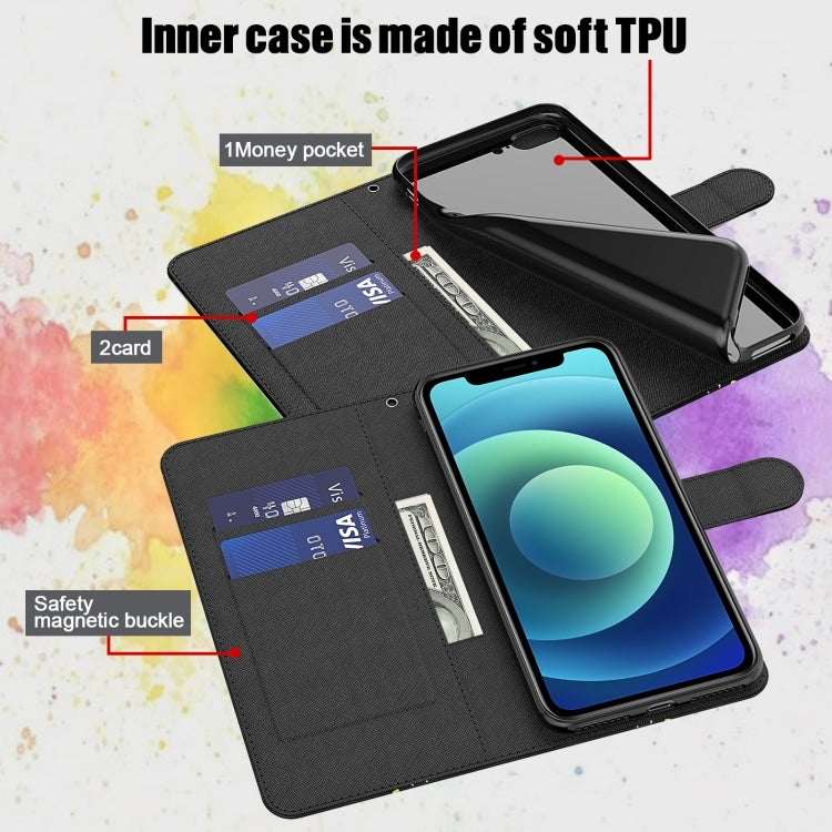 3D Painting Pattern TPU + PU Phone Case, For Samsung Galaxy S23, For Samsung Galaxy S23+ 5G, For Samsung Galaxy S23 ultra 5G