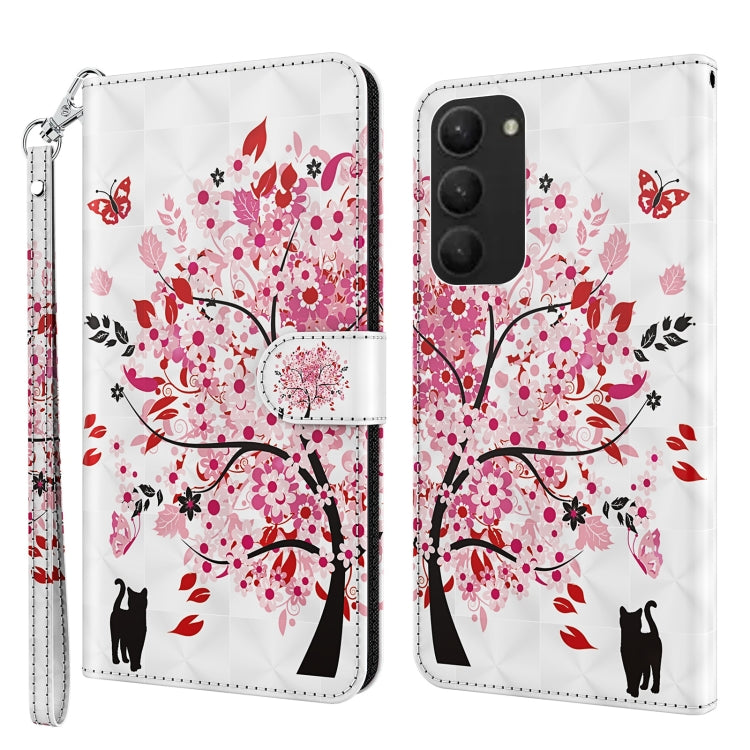 3D Painting Pattern TPU + PU Phone Case, For Samsung Galaxy S23, For Samsung Galaxy S23+ 5G, For Samsung Galaxy S23 ultra 5G
